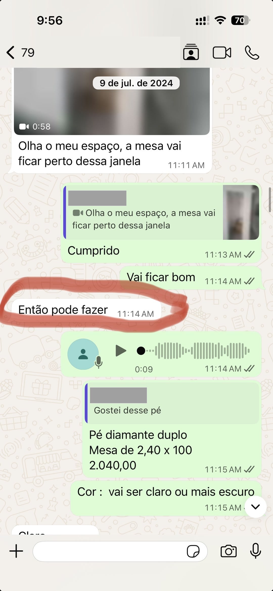 “Então pode fazer”